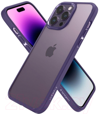 Чехол-накладка Spigen Ultra Hybrid для iPhone 14 Pro Max / ACS05574 (глубокий фиолетовый)
