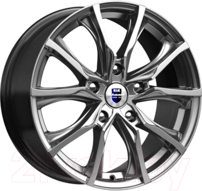 Изображение товара Литой диск K&K Твист KC697M 17x7.5" 5x112мм DIA 57.1мм ET 47мм Дарк платинум