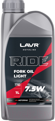 Вилочное масло Lavr Moto Ride Fork Oil 7.5W / Ln7783 (1л)