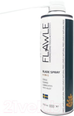 Средство по уходу за машинкой для стрижки волос Flawle Trimmer Blade Spray Охлаждающий 4в1 3.101.01 (500мл)