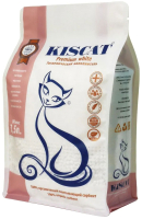 Наполнитель для туалета Kiscat Premium White (3.5л) - 