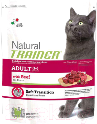 Сухой корм для кошек Trainer Natural Adult Beef (1.5кг)