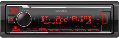 Бездисковая автомагнитола Kenwood KMM-BT305
