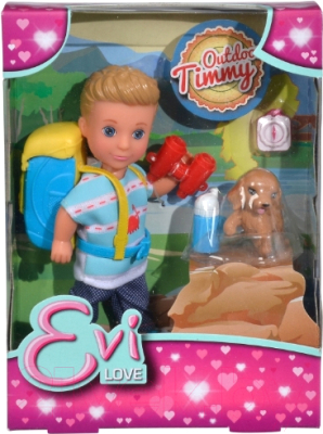 Кукла с аксессуарами Simba Тимми с рюкзаком и собачкой / 105733230