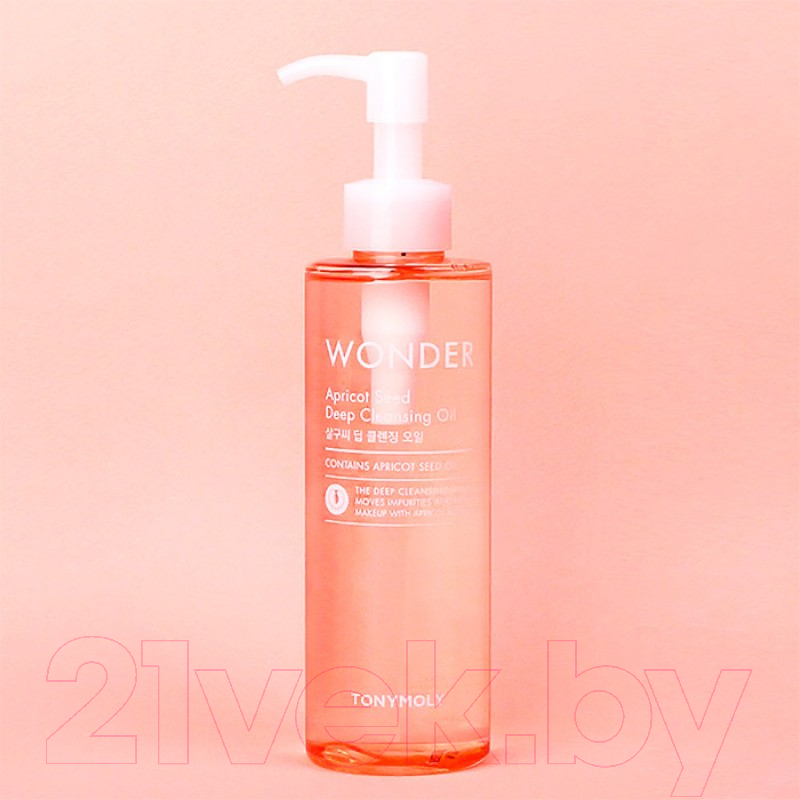 Гидрофильное масло Tony Moly Wonder Apricot Deep Cleansing Oil