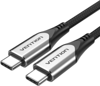 Кабель Vention USB 3.0 Type-C to Type-C TAAHG Cotton Braided (1.5м) - 