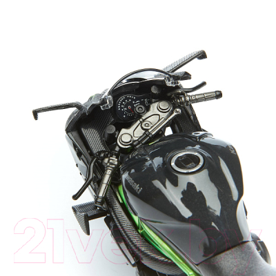 Масштабная модель мотоцикла Maisto Kawasaki Ninja H2 R 31101 / 20-16880 (зеленый/черный)