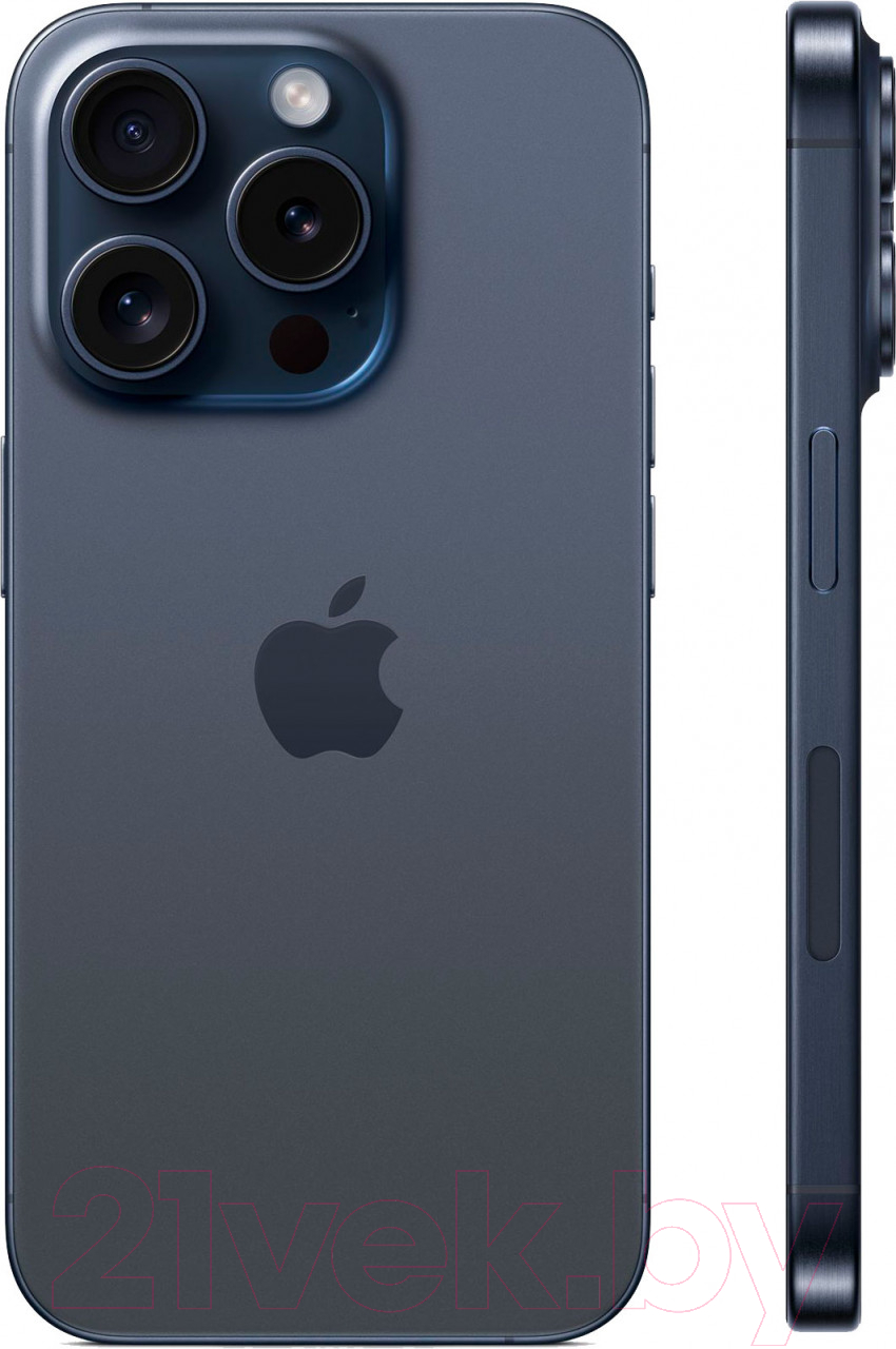 Смартфон Apple iPhone 15 Pro 256GB Dual Sim без e-sim / A3104 (синий титан)
