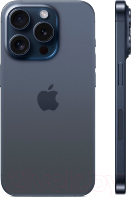 Смартфон Apple iPhone 15 Pro 512GB / A3101 (синий титан)