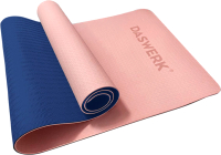 Коврик для йоги и фитнеса Daswerk 680032 (светло-розовый/синий) - 