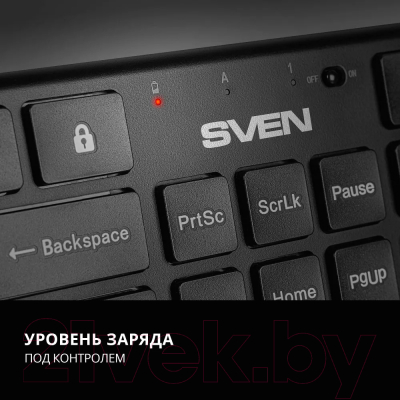Клавиатура+мышь Sven KB-C2550W