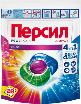 Капсулы для стирки Персил Color (28шт) -