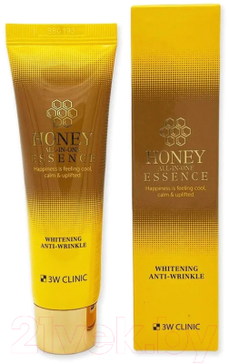 Эссенция для лица 3W Clinic Honey All-In-One Essence Whitening Anti-Wrinkle Медовая (60мл)