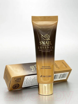 Эссенция для лица 3W Clinic Snail All-In-One Essence Whitening Anti-Wrinkle (60мл)