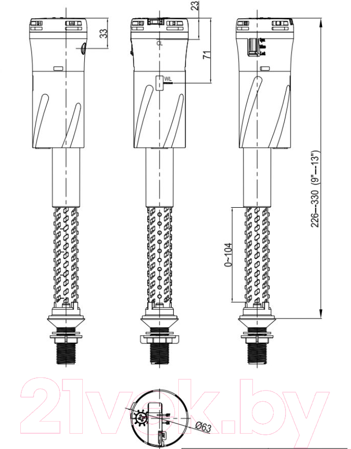 Арматура AV Engineering AVE129700BL