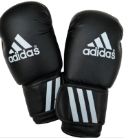 Боксерские перчатки Rosspin Искусственная кожа 8oz (черный) - 