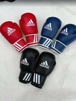 Боксерские перчатки Rosspin Искусственная кожа 10oz (черный)