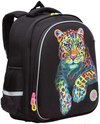 Школьный рюкзак Grizzly RAz-386-5 (черный)