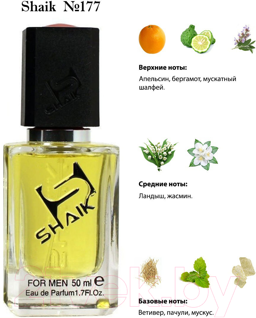 Парфюмерная вода Shaik Chypre Fruity Woody M 177