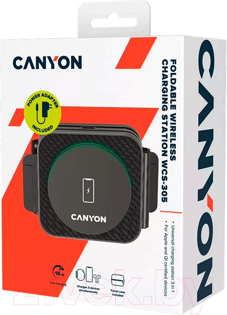 Зарядное устройство беспроводное Canyon WS-305 / CNS-WCS305B
