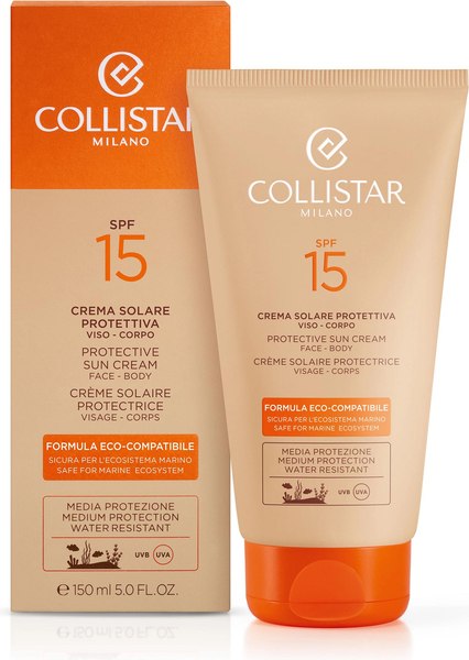 Крем солнцезащитный Collistar Protective Sun Cream Face-Body SPF 15 %rs_city_gde%
