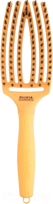Расческа Olivia Garden Finger Brush 90's (оранжевый)