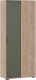 Шкаф ТриЯ Лео ТД-410.07.23 (гикори джексон/дымчатый зеленый) - 
