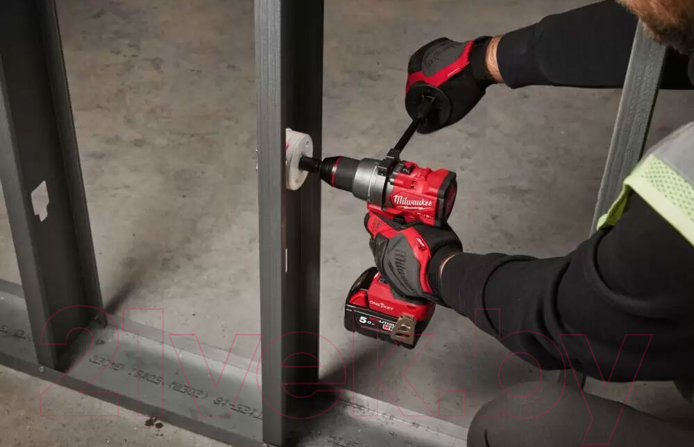 Аккумуляторная дрель-шуруповерт Milwaukee M18 ONEDD3-502X Fuel One-Key / 4933492802