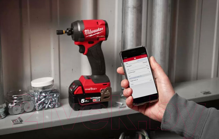 Аккумуляторный шуруповерт Milwaukee M18 ONEID3-502X Fuel One-Key / 4933492804