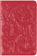 Обложка на паспорт Кожевенная Мануфактура Цветы / Obl_54964 (фуксия) - 