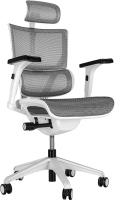 Кресло офисное Ergostyle Vision White T-07 / VIM01-W (серый) - 