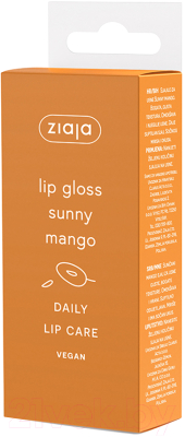 Блеск для губ Ziaja Солнечный манго (12мл)