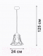Миниатюра изображения товара Потолочный светильник Vitaluce V2869-1/1S