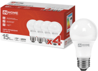 Набор ламп INhome LED-A60-VC / 4690612047683 (4шт) - 