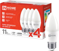 Набор ламп INhome LED-СВЕЧА-VC / 4690612047812 (4шт) - 