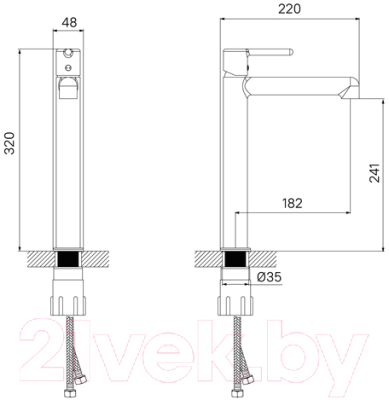 Смеситель IDDIS Aiger AIGBC01i01