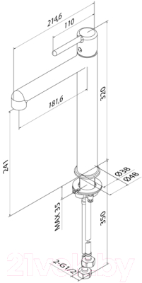 Смеситель IDDIS Aiger AIGBC01i01