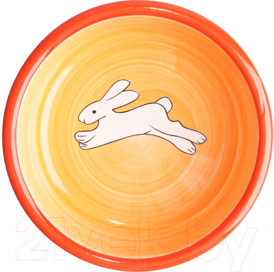 Миска для грызунов Mr. Kranch Кролик / MKR021803 (оранжевый)