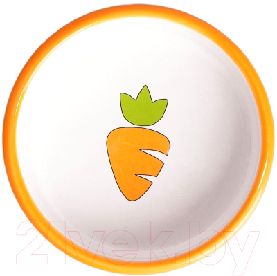 Миска для грызунов Mr. Kranch С морковью / MKR211086 (оранжевый)