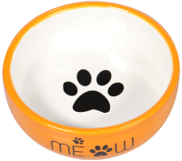 Миска для животных Mr. Kranch Meow / MKR021016 (оранжевый) - 