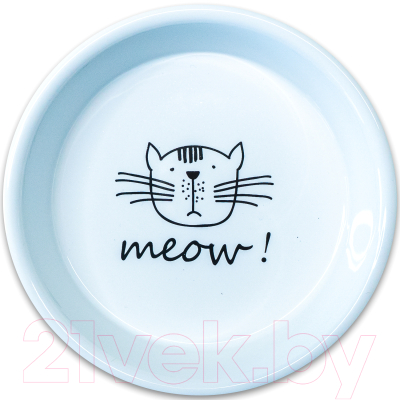 Миска для животных Mr. Kranch Meow! / MKR646314 (белый)