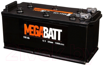 Автомобильный аккумулятор Mega Batt R+ 1200A / 6CT-190N (190 А/ч)