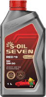 Моторное масло S-Oil Seven Red №9 SN 5W30 / E107628 (1л) - 