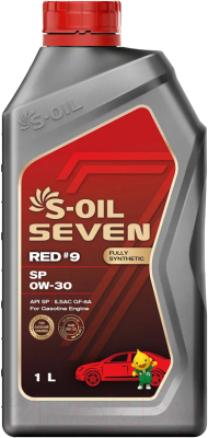 Моторное масло S-Oil Seven Red №9 SP 0W30 / E108283 (1л)