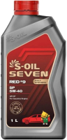 Моторное масло S-Oil Seven Red №9 SP 5W40 / E108303 (1л) - 