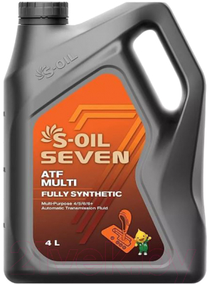 Трансмиссионное масло S-Oil Seven ATF Multi / E107985 (4л)