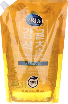 

Средство для мытья посуды, Kitchen Soap Tangerine Vinegar Dishwashing Detergent