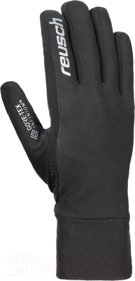 Перчатки лыжные Reusch Karayel GTX Infinium / 4905125-7702 (р-р 10, Black/Silver)