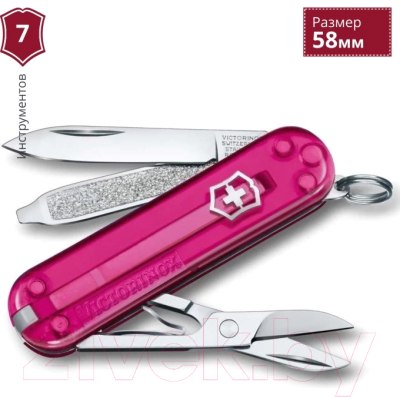 Нож швейцарский Victorinox Classic SD Colors Cupcake Dream / 0.6223.T5G