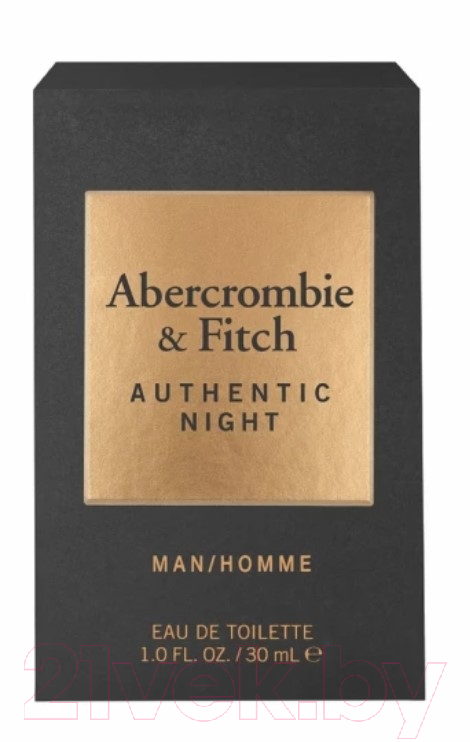 Туалетная вода Abercrombie & Fitch Authentic Night Man